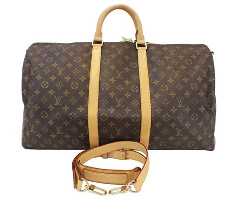 auth louis vuitton monogram boston keepall bag and manikin|Keepall 55 Monogram Canvas .